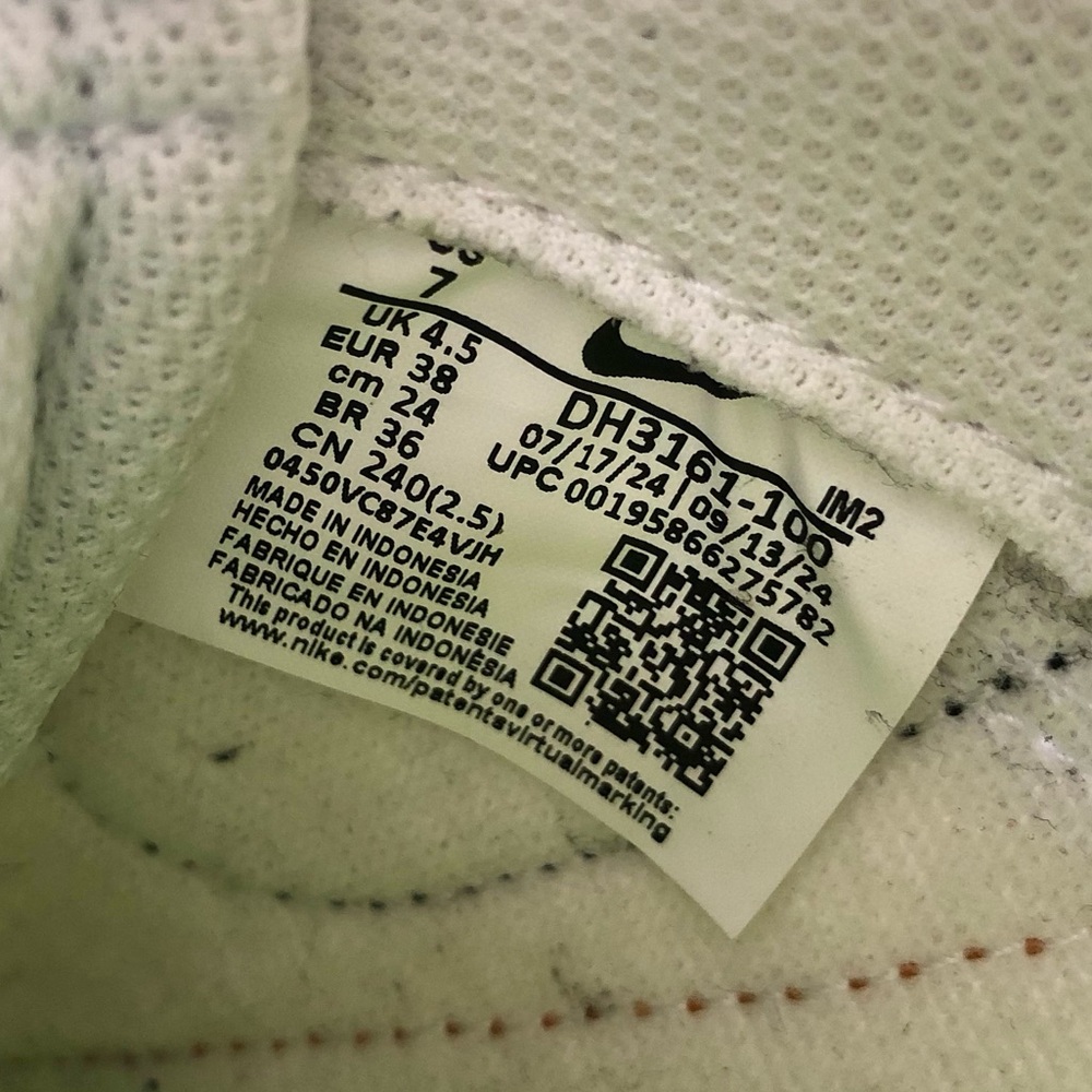 Nike Court Legacy Sneakers | White, Black, Desert Ochre Size 7 Athletic Casual - Picture 9 of 13